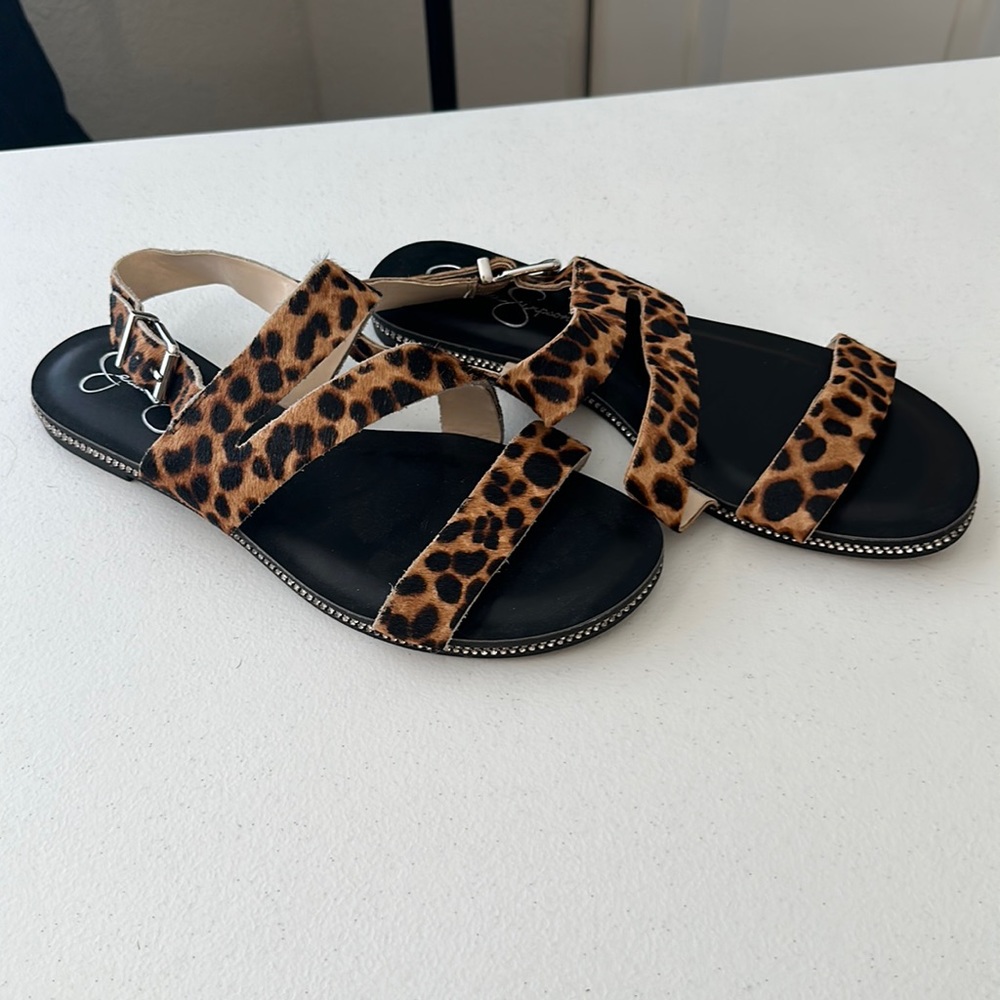 Leopard Sandals